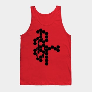 Hexa Bottle Black Tank Top